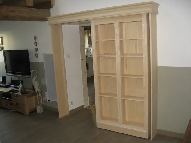 Fermeture bois porte