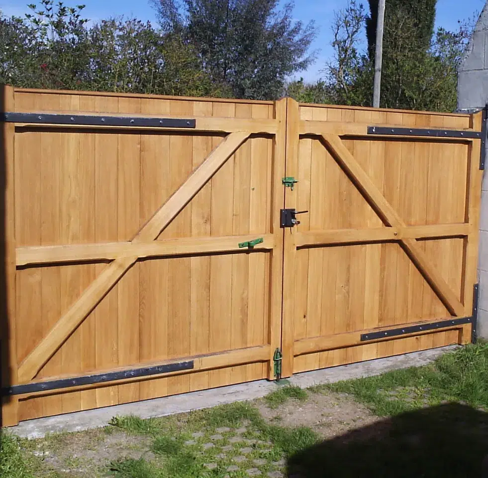 Portail en bois