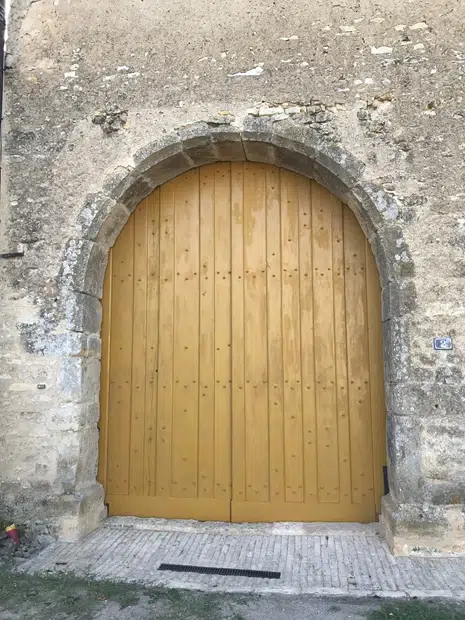 Porte d'entrée bois
